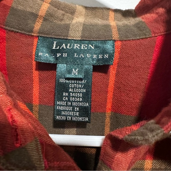 Lauren Ralph Lauren Fly Fishing Flannel Shirt - Medium - Picture 4 of 4